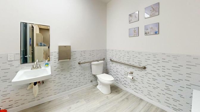 Bathroom, Interior, Wood Texture Flooring