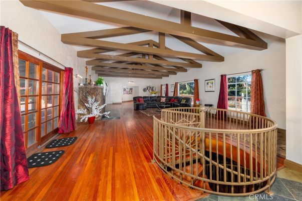 Interior, Living room, Wooden Beams, Wood Texture Flooring