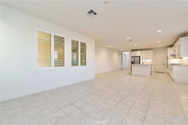 Empty room, Interior, Kitchen, Recessed Lighting