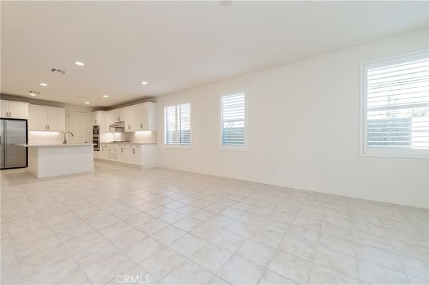 Empty room, Interior, Kitchen, Recessed Lighting