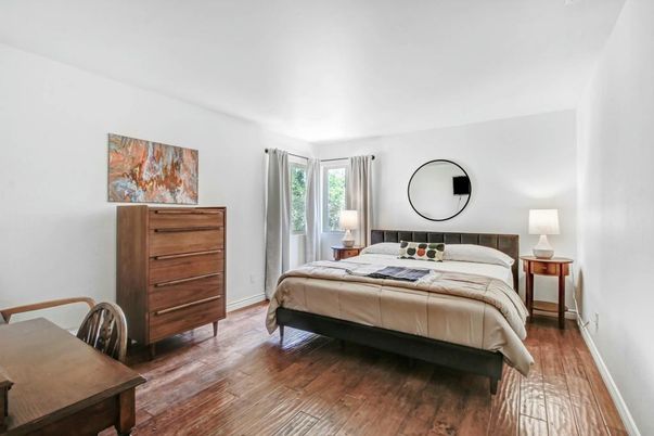 Bedroom, Interior, Wood Texture Flooring