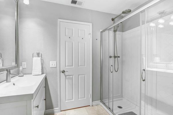 Bathroom, Glass Shower, Interior