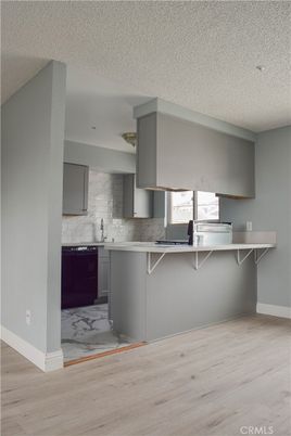 Interior, Kitchen, Marble Walls, Wood Texture Flooring