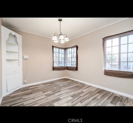 Chandelier, Empty room, Interior, Pendant Lights, Wood Texture Flooring