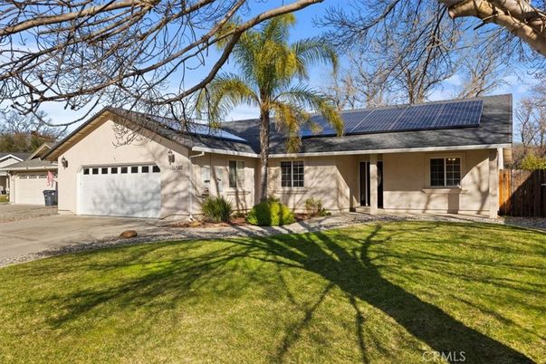 Attached, Exterior, Facade, Solar Panels, Ranch