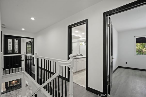 Fireplace, Interior, Recessed Lighting, Wood Texture Flooring