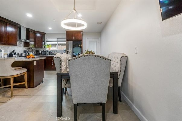 Dining room, Interior, Kitchen, Pendant Lights, Recessed Lighting