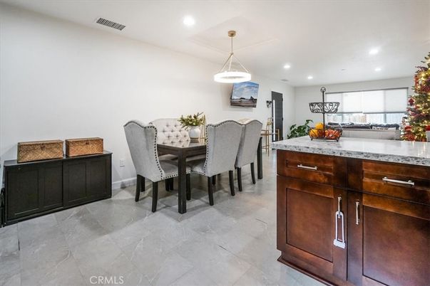 Dining room, Interior, Kitchen, Pendant Lights, Recessed Lighting