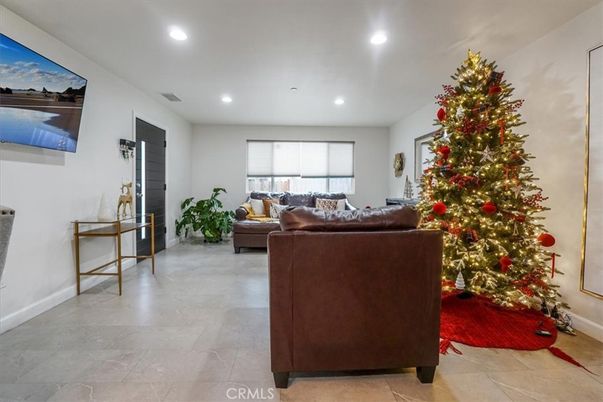 Interior, Living room, Recessed Lighting