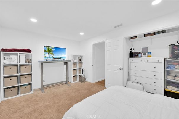 Bedroom, Interior, Recessed Lighting
