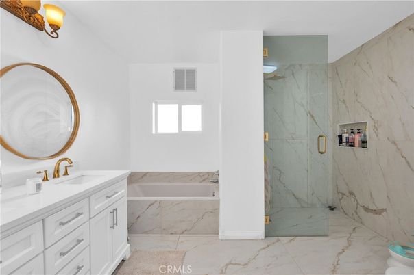 Bathroom, Glass Shower, Interior, Marble, Marble Walls