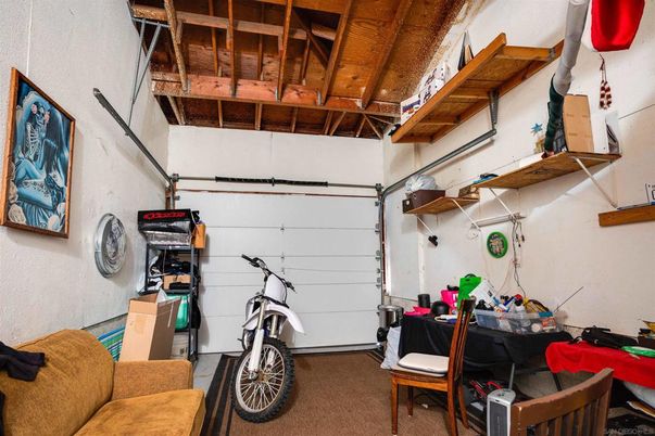 Garage, Interior, Wooden Beams, Wooden Ceilings