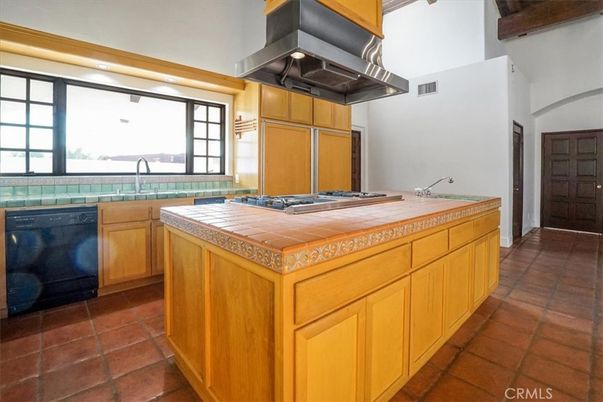 Interior, Kitchen, Tile Countertops