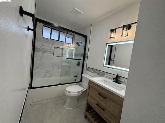 Bathroom, Glass Shower, Interior, Marble Walls