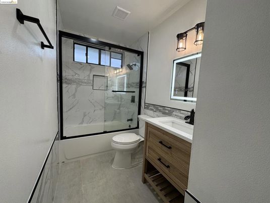 Bathroom, Glass Shower, Interior, Marble Walls