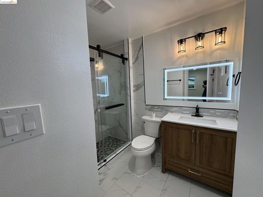 Bathroom, Glass Shower, Interior, Marble, Marble Walls