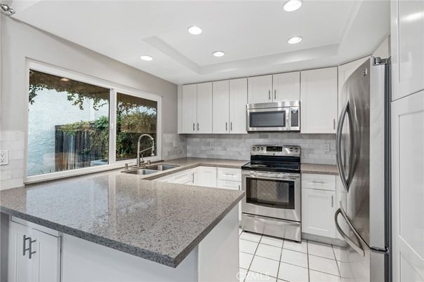 Interior, Kitchen, Recessed Lighting, Stainless Steel Appliances