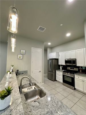 Interior, Kitchen, Pendant Lights, Recessed Lighting