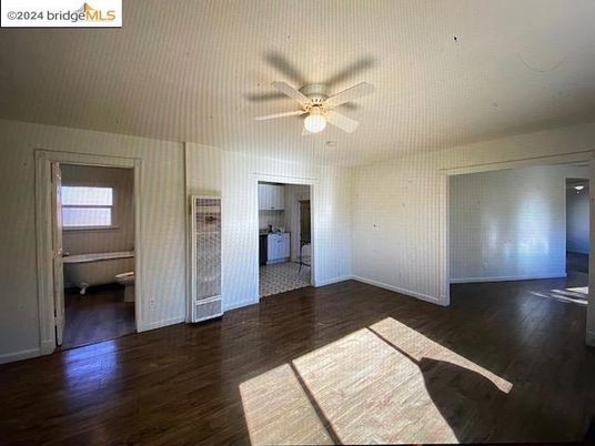 Bathroom, Empty room, Interior, Wood Texture Flooring