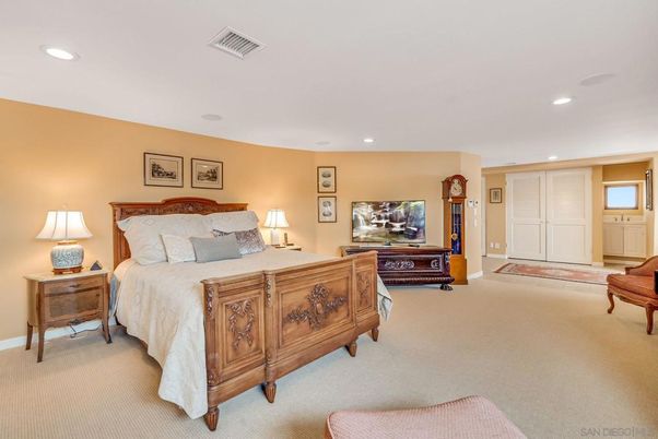 Bedroom, Interior, Recessed Lighting