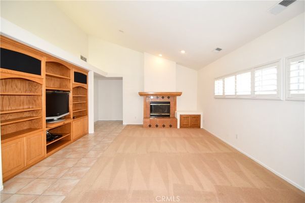 Empty room, Fireplace, Interior, Recessed Lighting