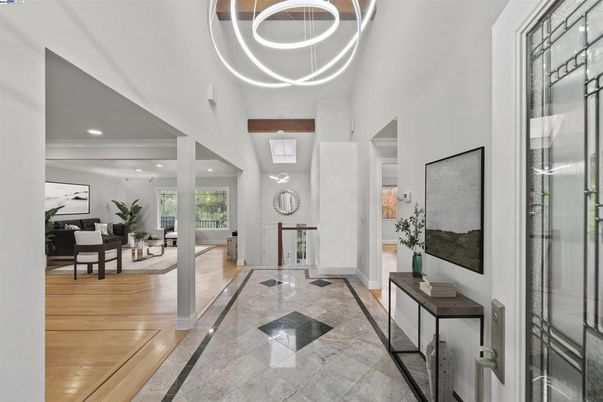 Interior, Pendant Lights, Recessed Lighting, Wood Texture Flooring