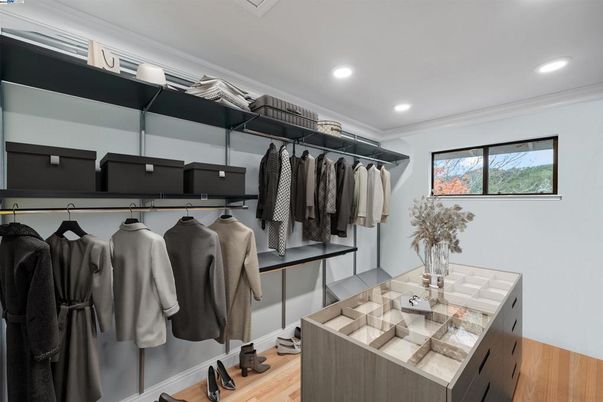 Interior, Recessed Lighting, Walk-in Closets, Wood Texture Flooring