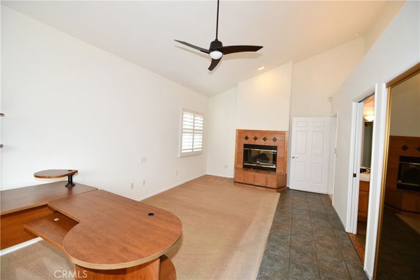 Empty room, Fireplace, Interior, Recessed Lighting
