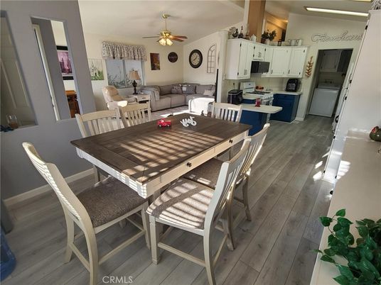 Dining room, Interior, Kitchen, Living room, Wood Texture Flooring