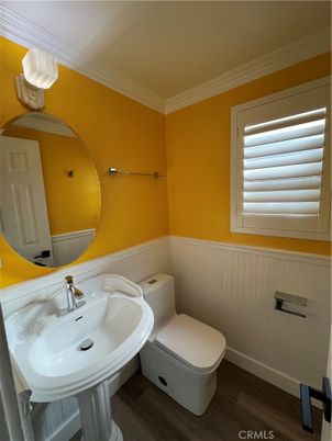 Bathroom, Interior, Wood Texture Flooring