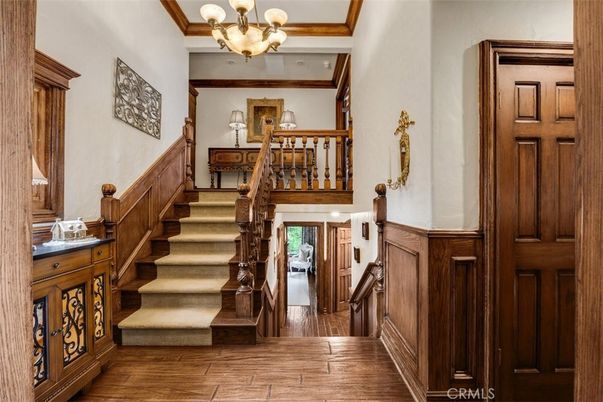 Chandelier, Interior, Wood Texture Flooring