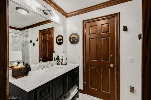 Bathroom, Glass Shower, Interior, Marble