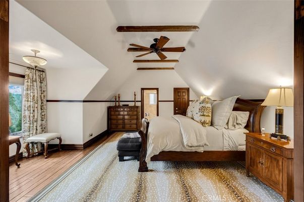 Bedroom, Interior, Wooden Beams, Wood Texture Flooring
