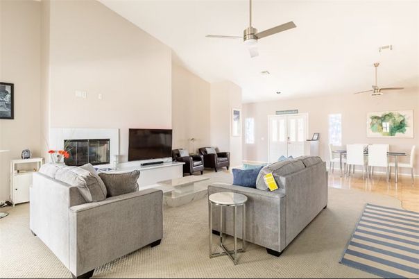 Dining room, Fireplace, Interior, Living room