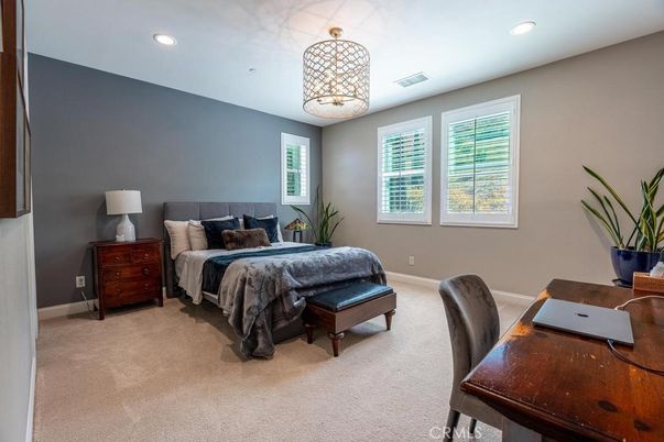 Bedroom, Home Office, Interior, Recessed Lighting