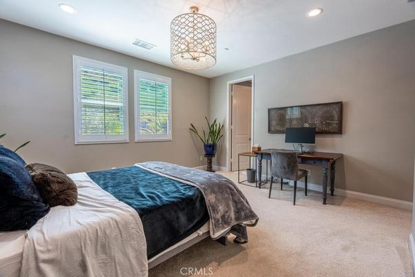 Bedroom, Home Office, Interior, Recessed Lighting