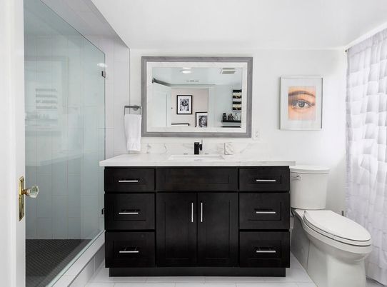 Bathroom, Glass Shower, Interior