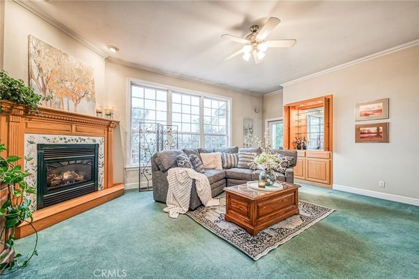 Fireplace, Interior, Living room, Recessed Lighting
