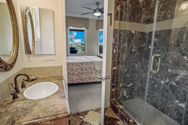 Bathroom, Bedroom, Glass Shower, Interior