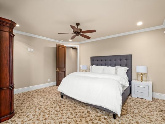 Bedroom, Interior, Recessed Lighting