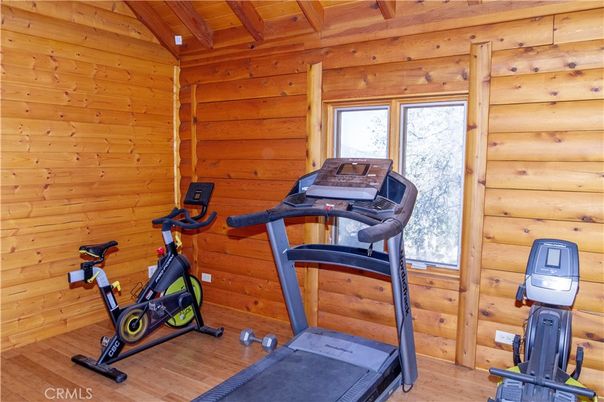 Fitness Equipment, Interior, Wooden Beams, Wooden Ceilings, Wood Texture Flooring, Wooden Walls