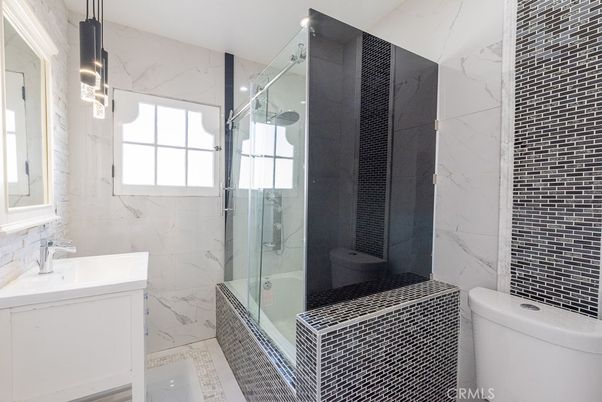 Bathroom, Glass Shower, Interior, Marble, Marble Walls