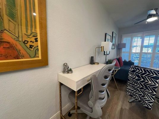 Home Office, Interior, Wood Texture Flooring