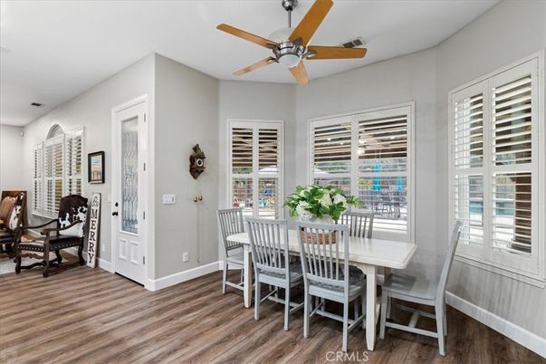Dining room, Interior, Wood Texture Flooring