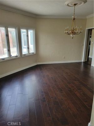 Chandelier, Empty room, Interior, Wood Texture Flooring