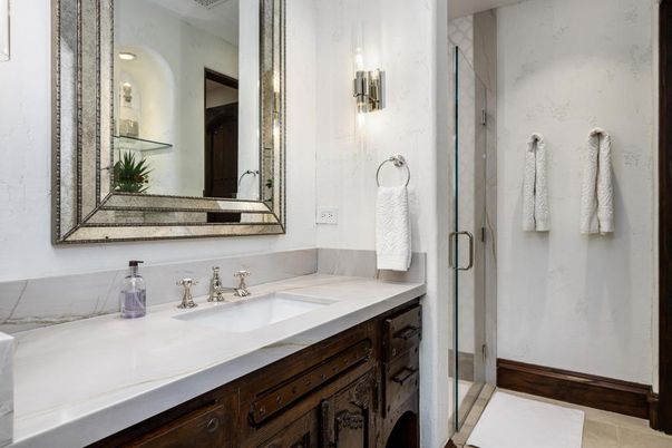 Bathroom, Glass Shower, Interior