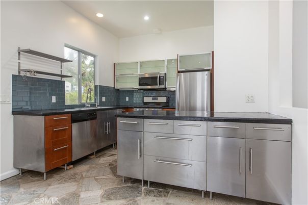 Interior, Kitchen, Recessed Lighting, Stainless Steel Appliances