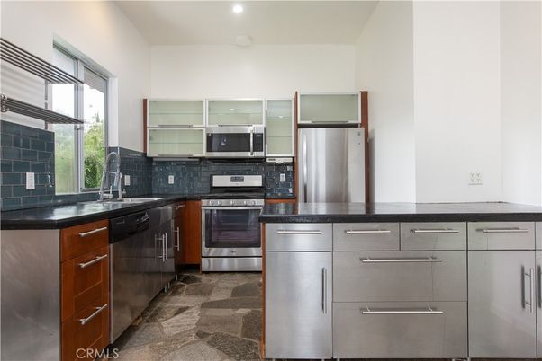 Interior, Kitchen, Recessed Lighting, Stainless Steel Appliances