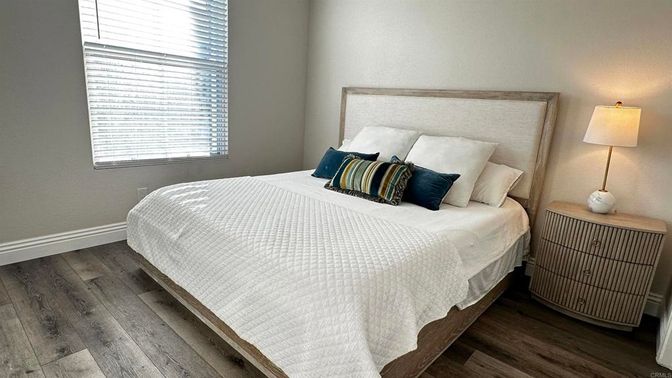 Bedroom, Interior, Wood Texture Flooring