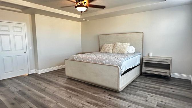Bedroom, Interior, Wood Texture Flooring